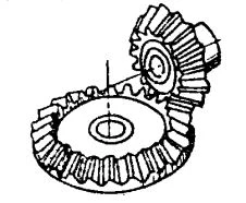 Spur bevel gear